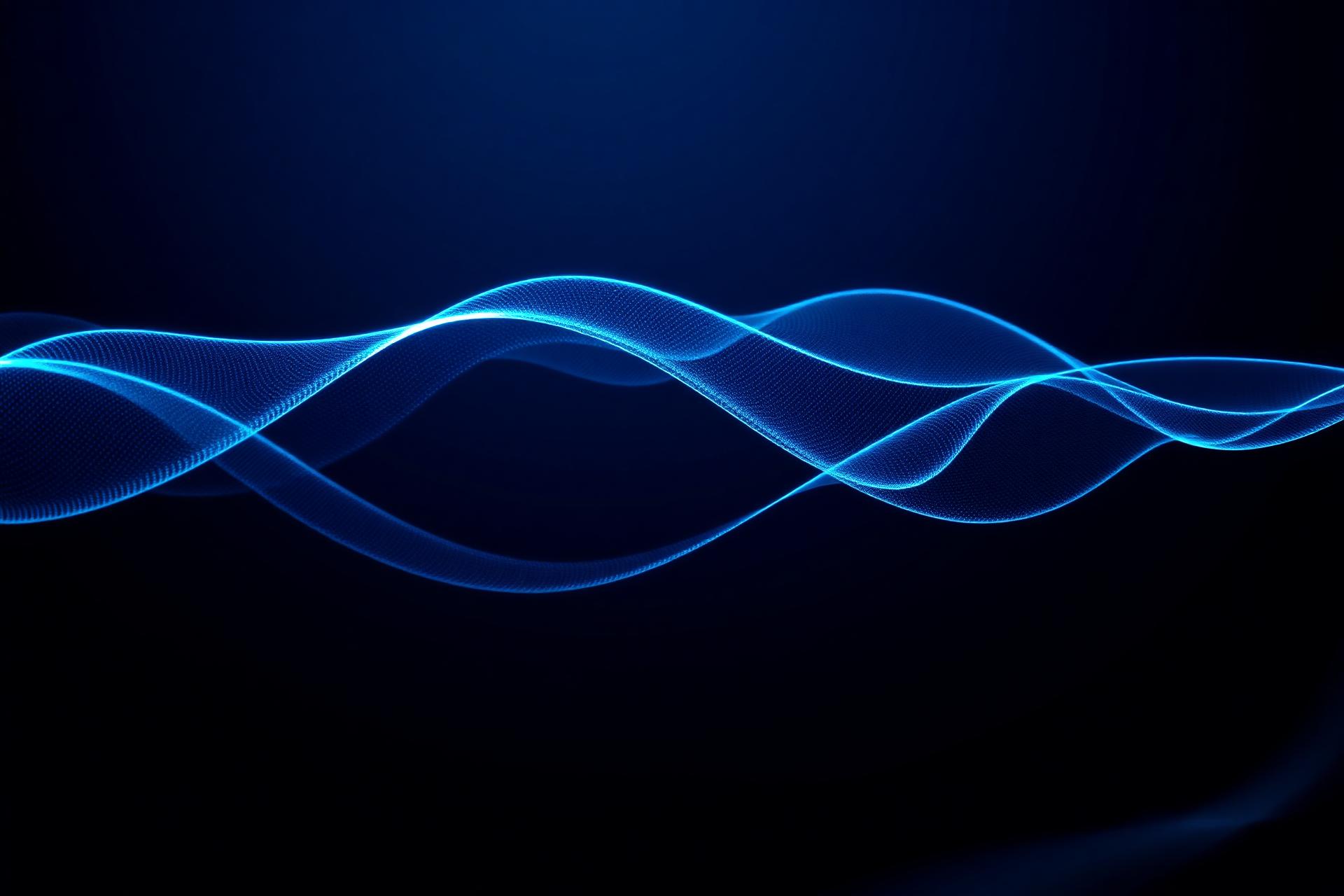 AI voice wave visualization